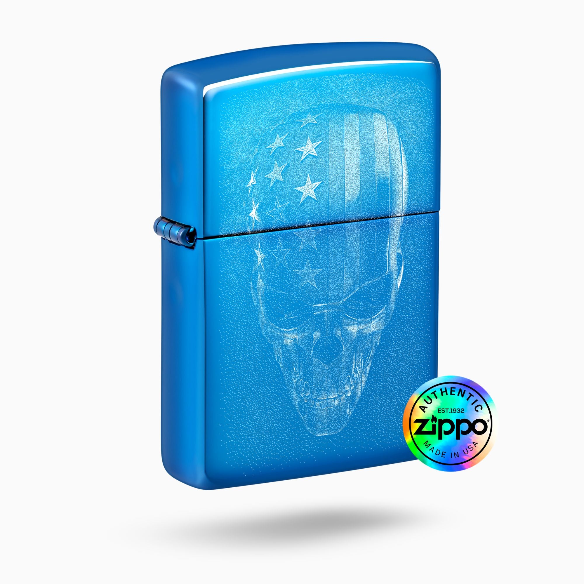 Zippo American Skull Design Windproof Lighter