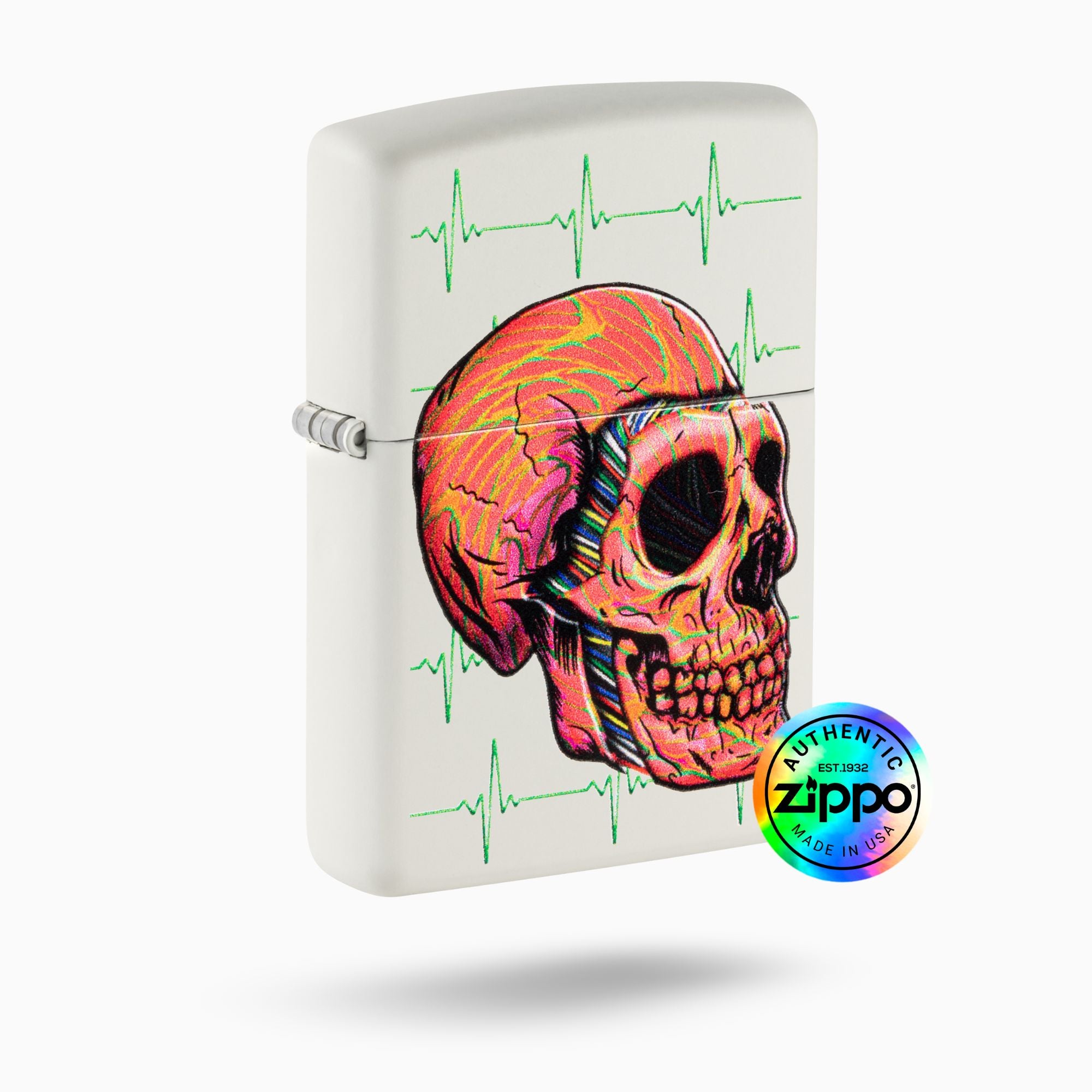 Zippo Cyber Skull Design Windproof Lighter