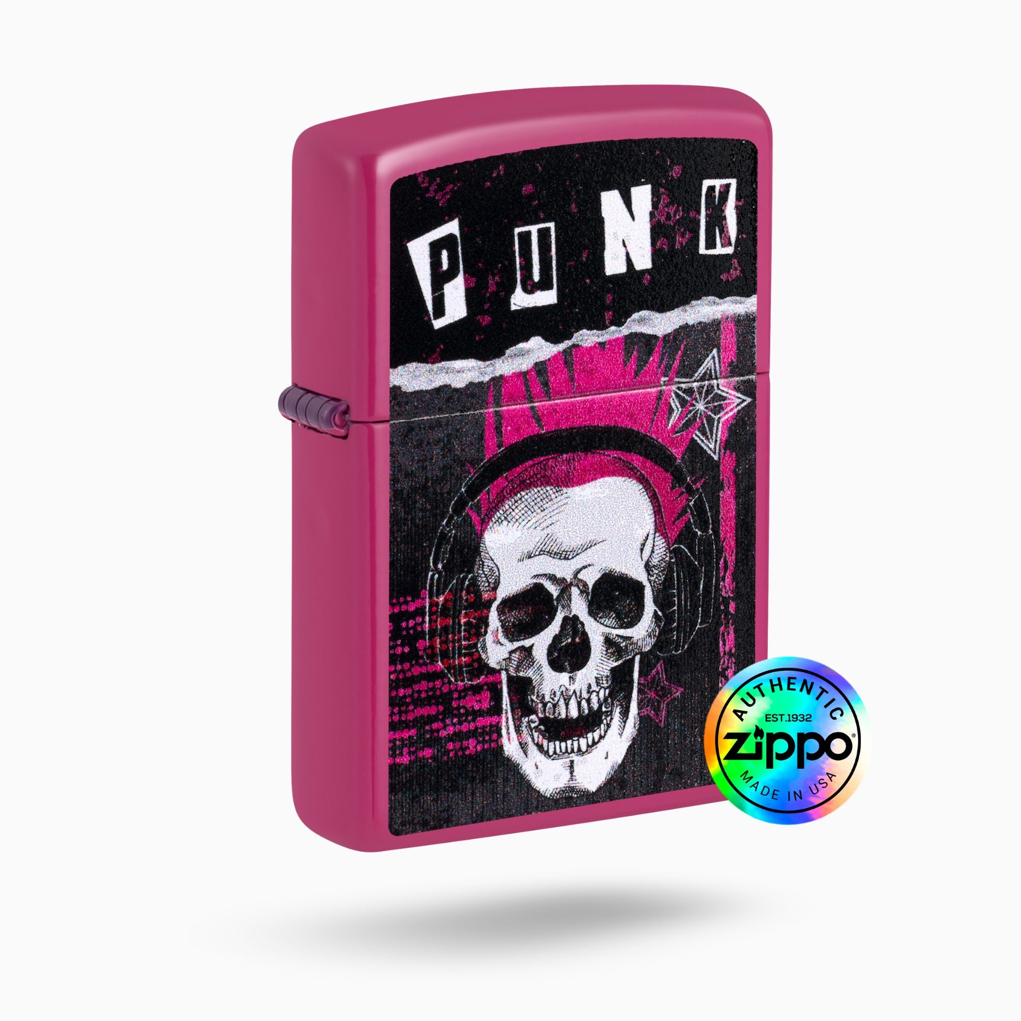 Zippo Punk Skull Design Windproof Lighter
