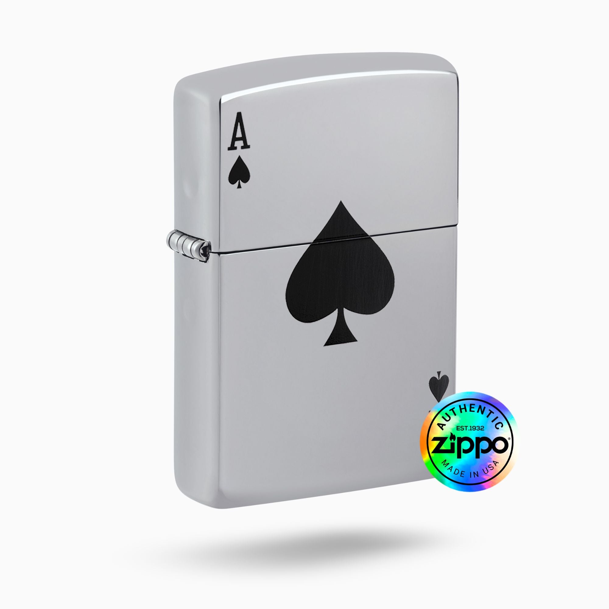 Zippo Simple Spade Design WIndproof Lighter