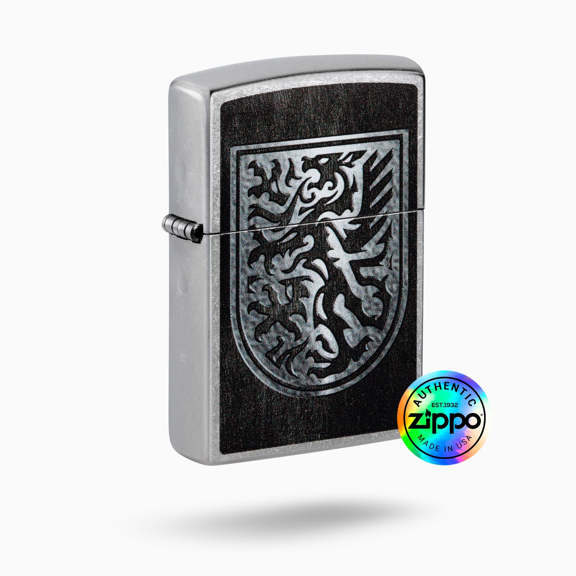 Zippo Dragon Shield Design Windproof Lighter
