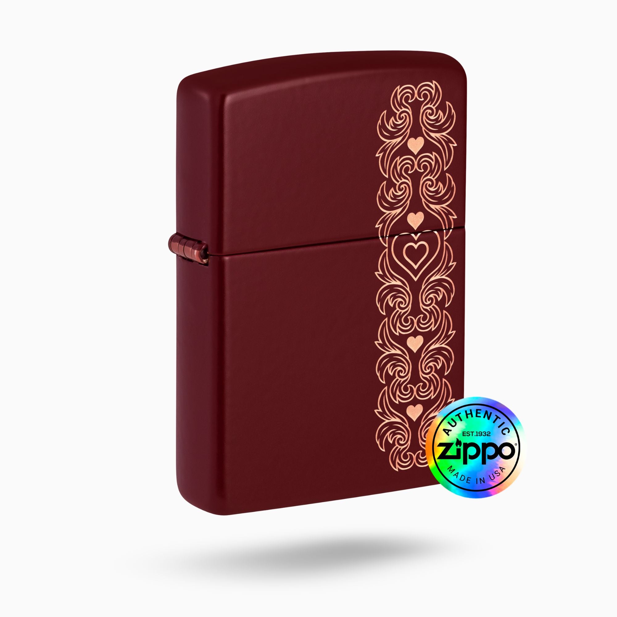 Zippo Heart Garland Design Windproof Lighter