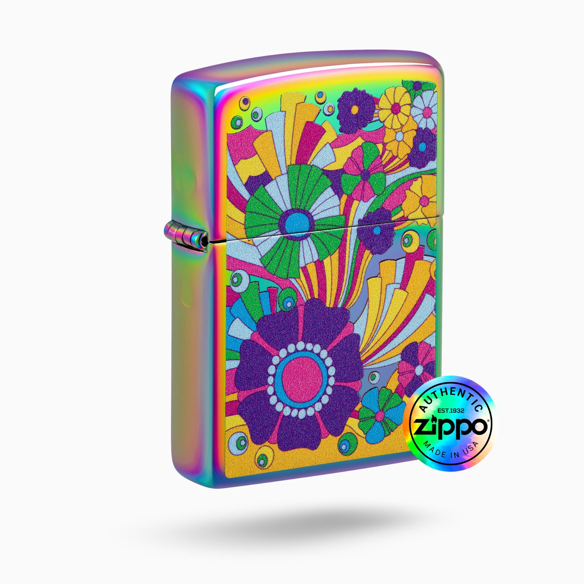Zippo Vintage Flowers Design Windproof Lighter