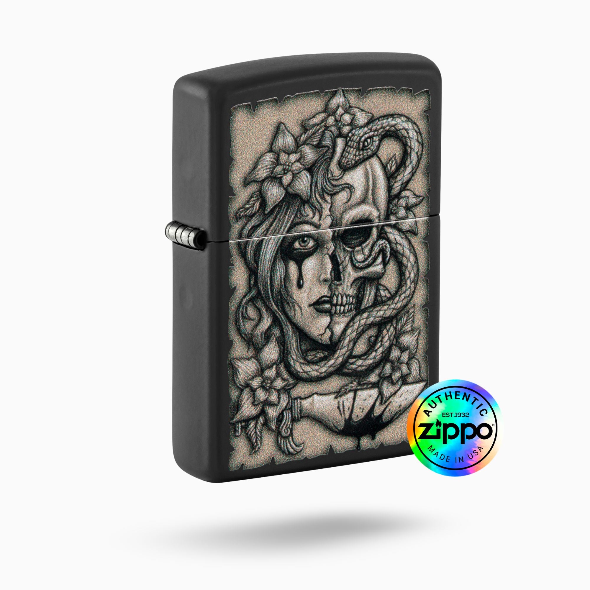 Zippo Gory Tattoo Design Windproof Lighter