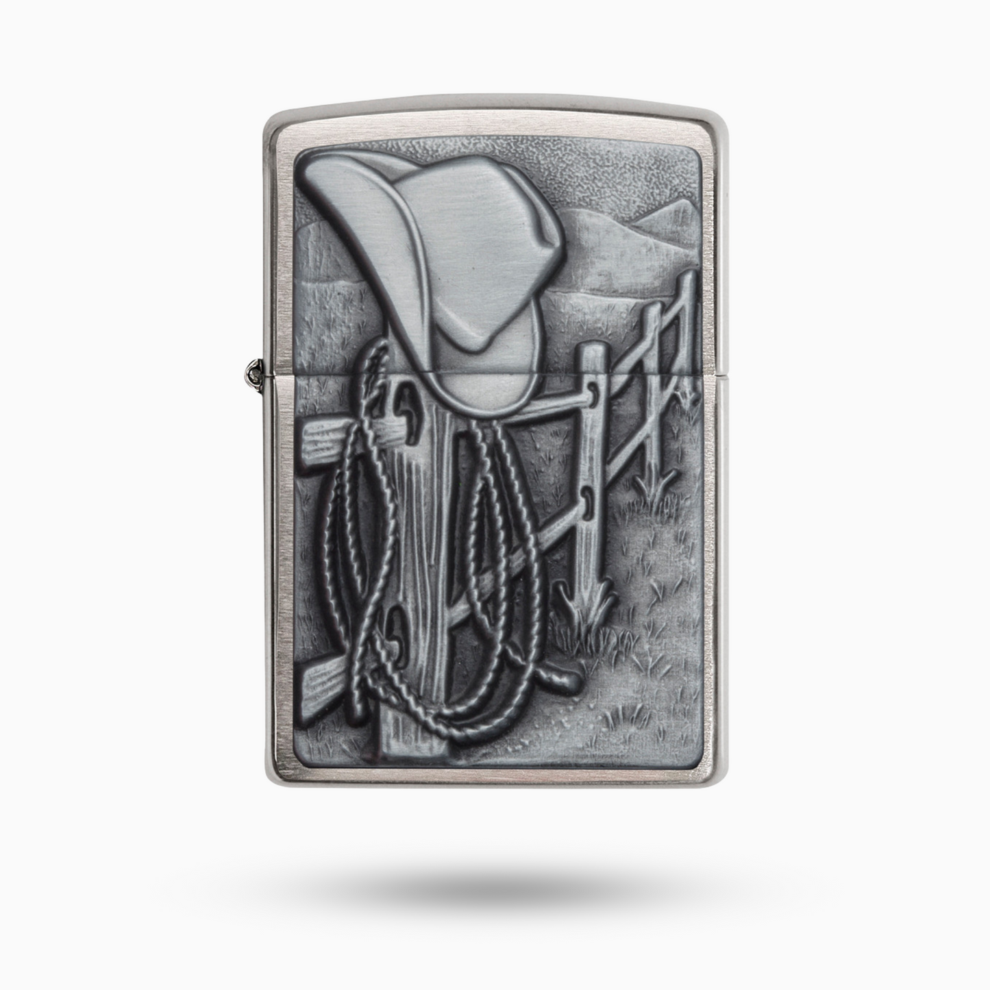 Zippo Resting Cowboy Design Windproof Lighter