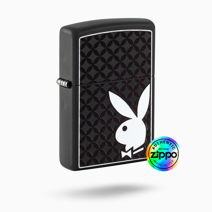 Zippo Playboy Bunny Black Matte Windproof Lighter