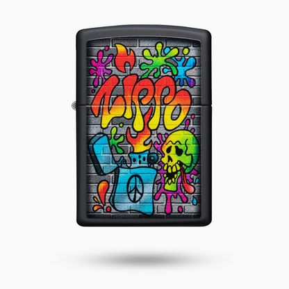 Zippo Street Art Design Windproof Lighter