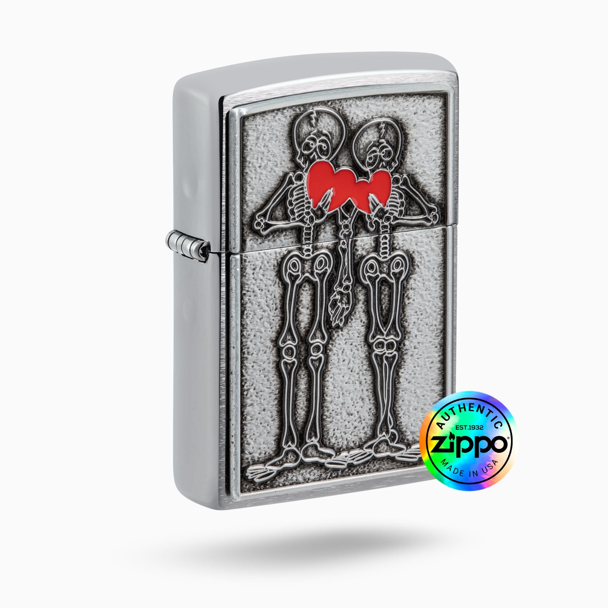 Zippo Couple Love Emblem Windproof Lighter