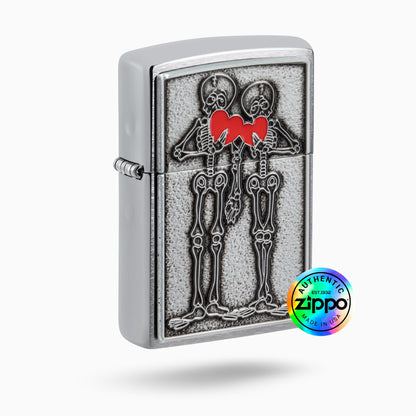 Zippo Couple Love Emblem Windproof Lighter
