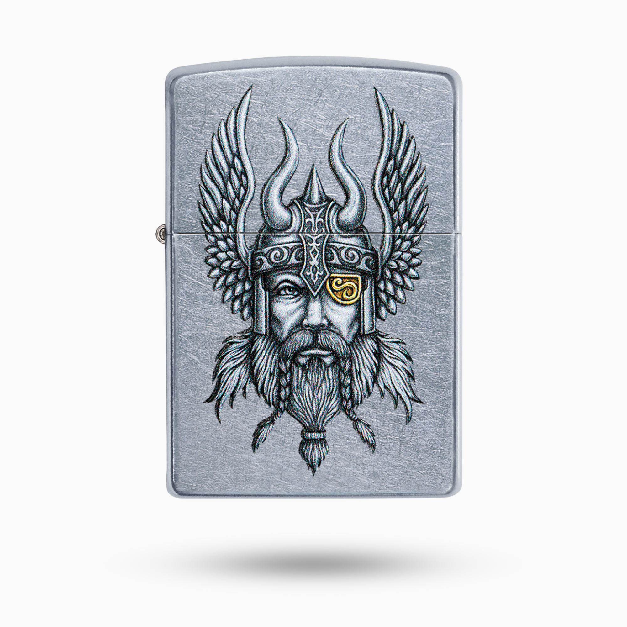 Zippo Viking Warrior Design  Windproof Lighter