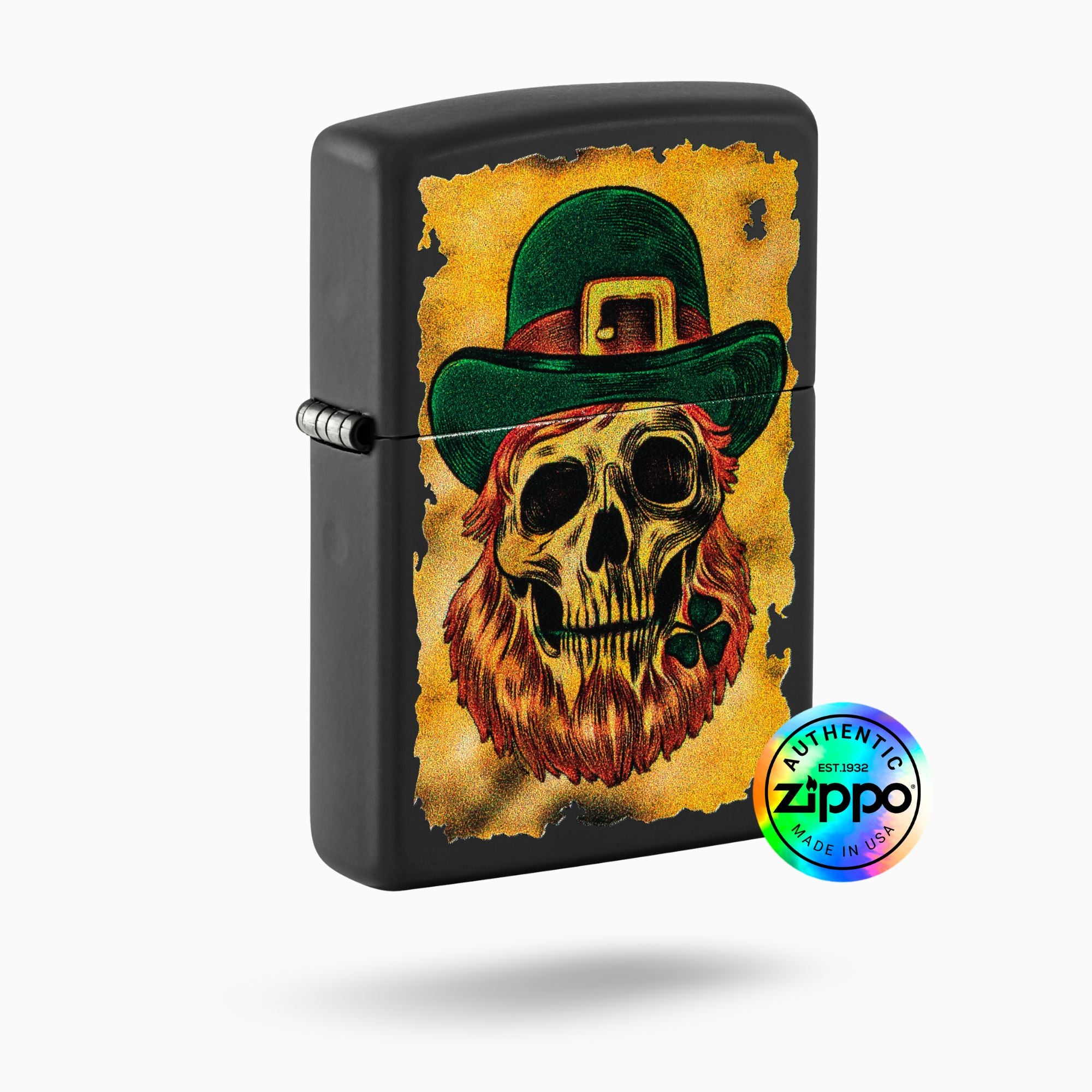 Zippo Lucky Map Design Windproof Lighter