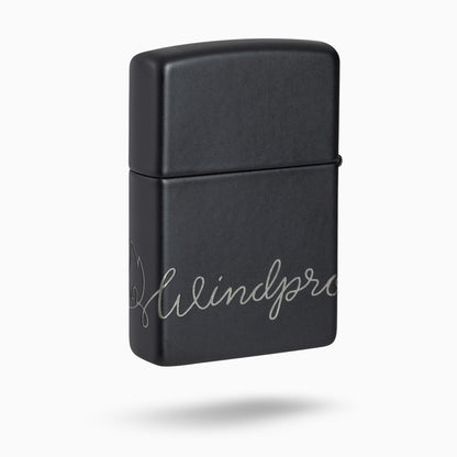 Zippo Script Design Windproof Lighter