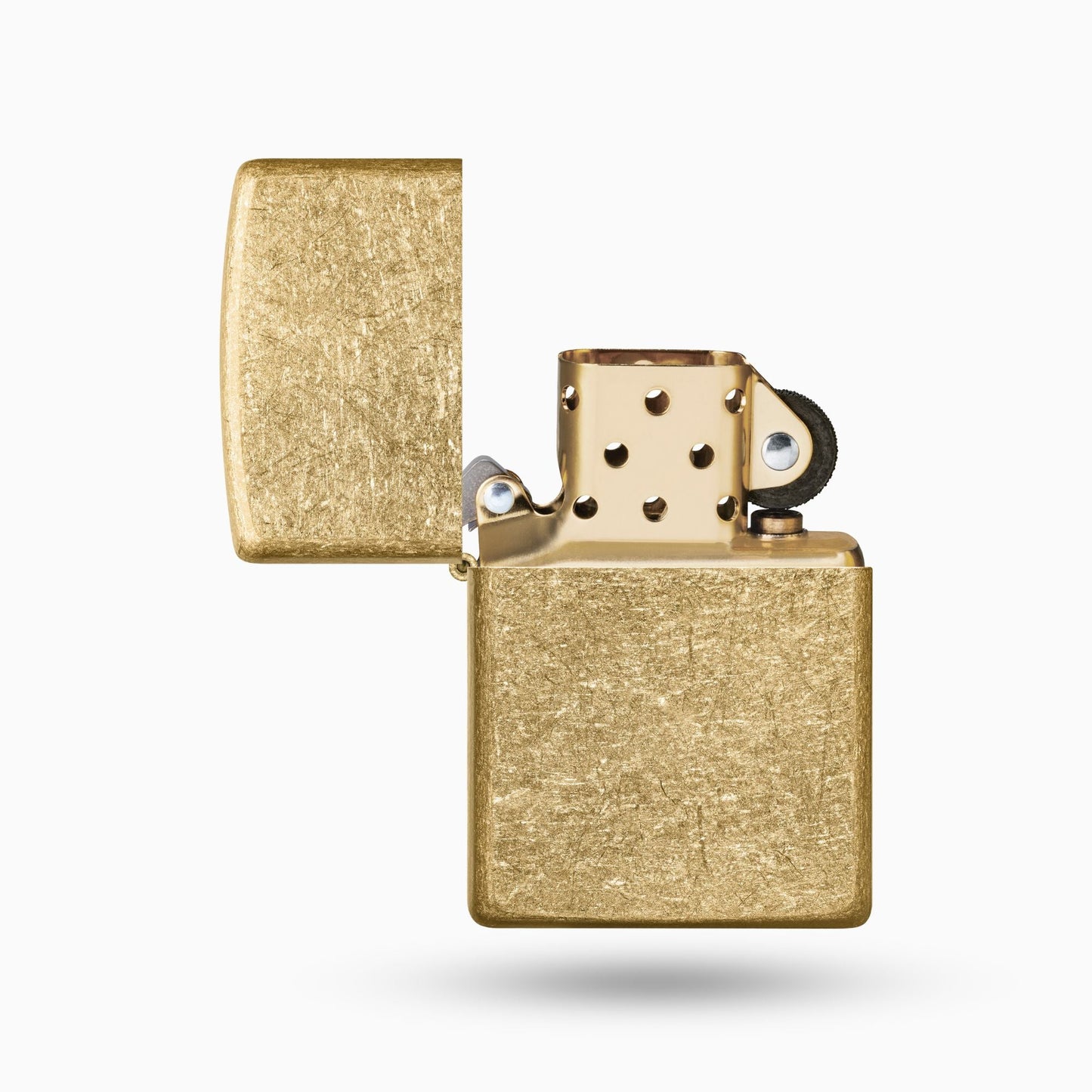 Zippo Armor  Tumbled Brass Windproof Lighter