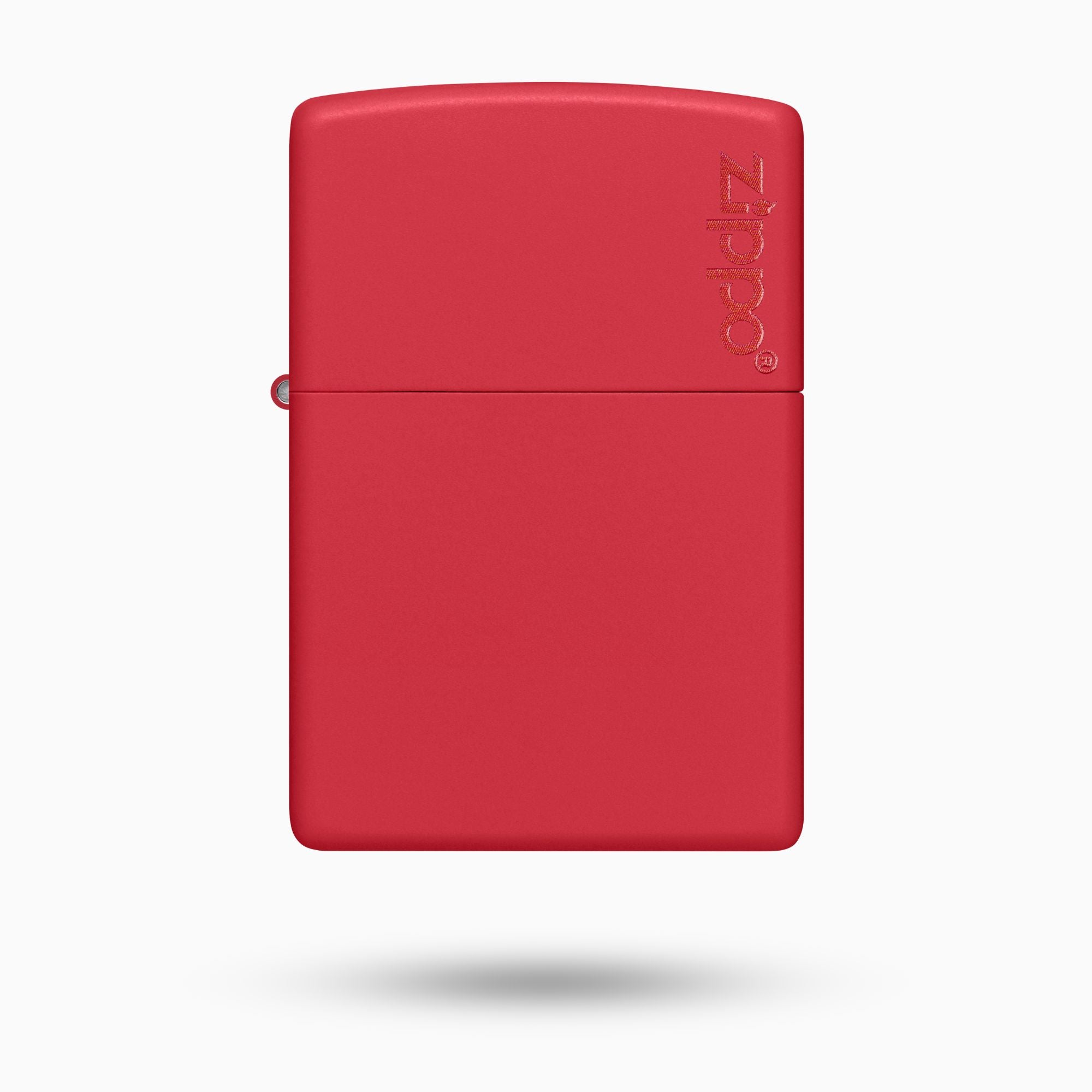 Zippo Classic Red Matte Logo Windproof Lighter