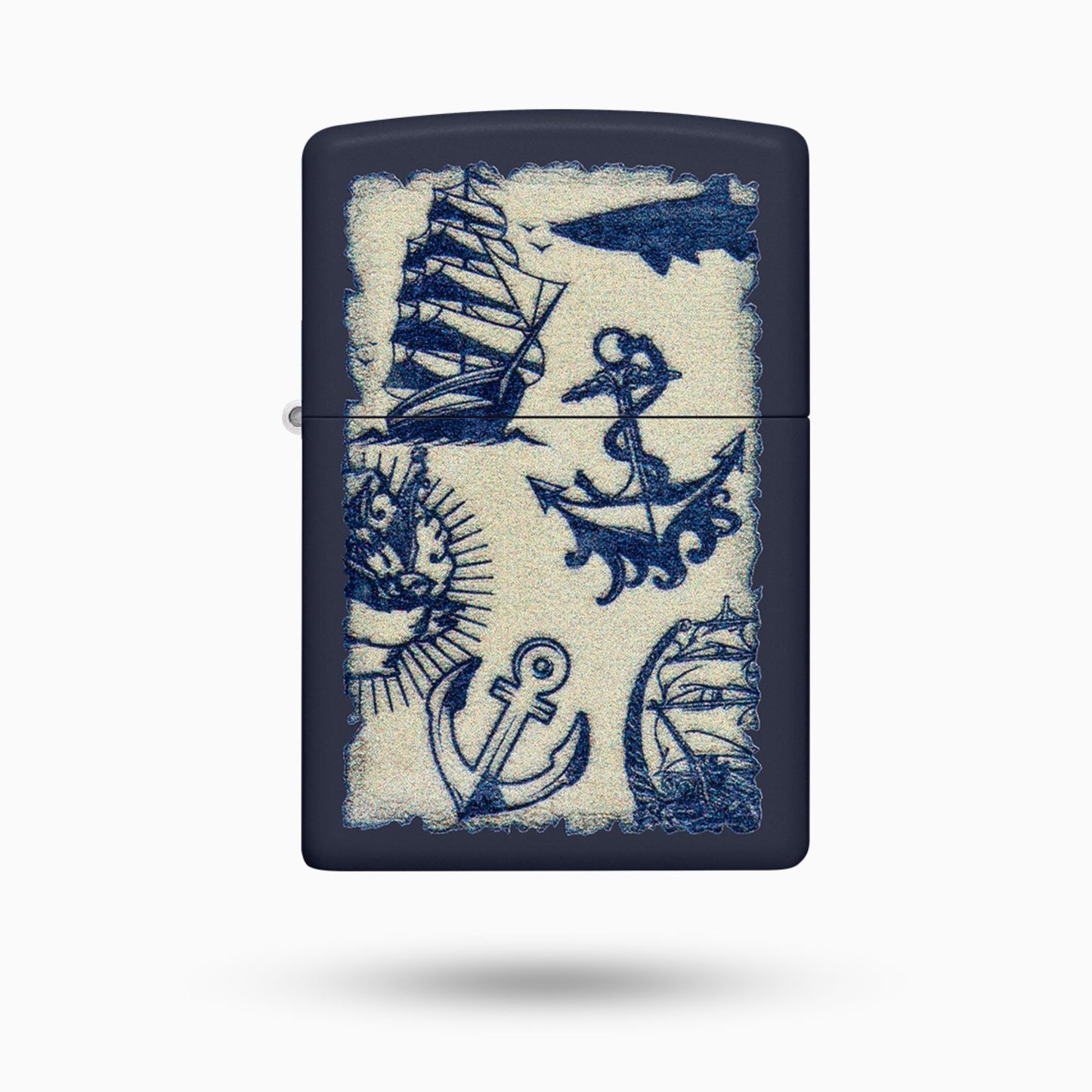 Zippo Nautical Navy Matte Windproof Lighter