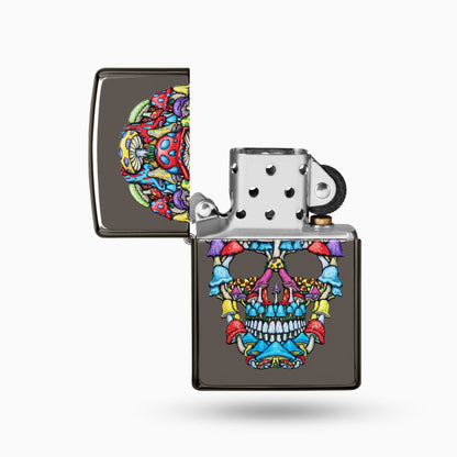 Zippo Mushroom Skull Windproof Lighter