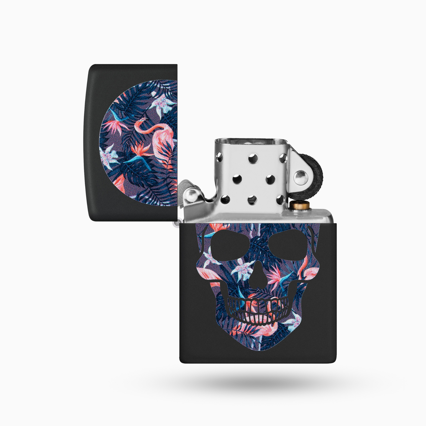 Zippo Flamingo Skull Windproof Lighter