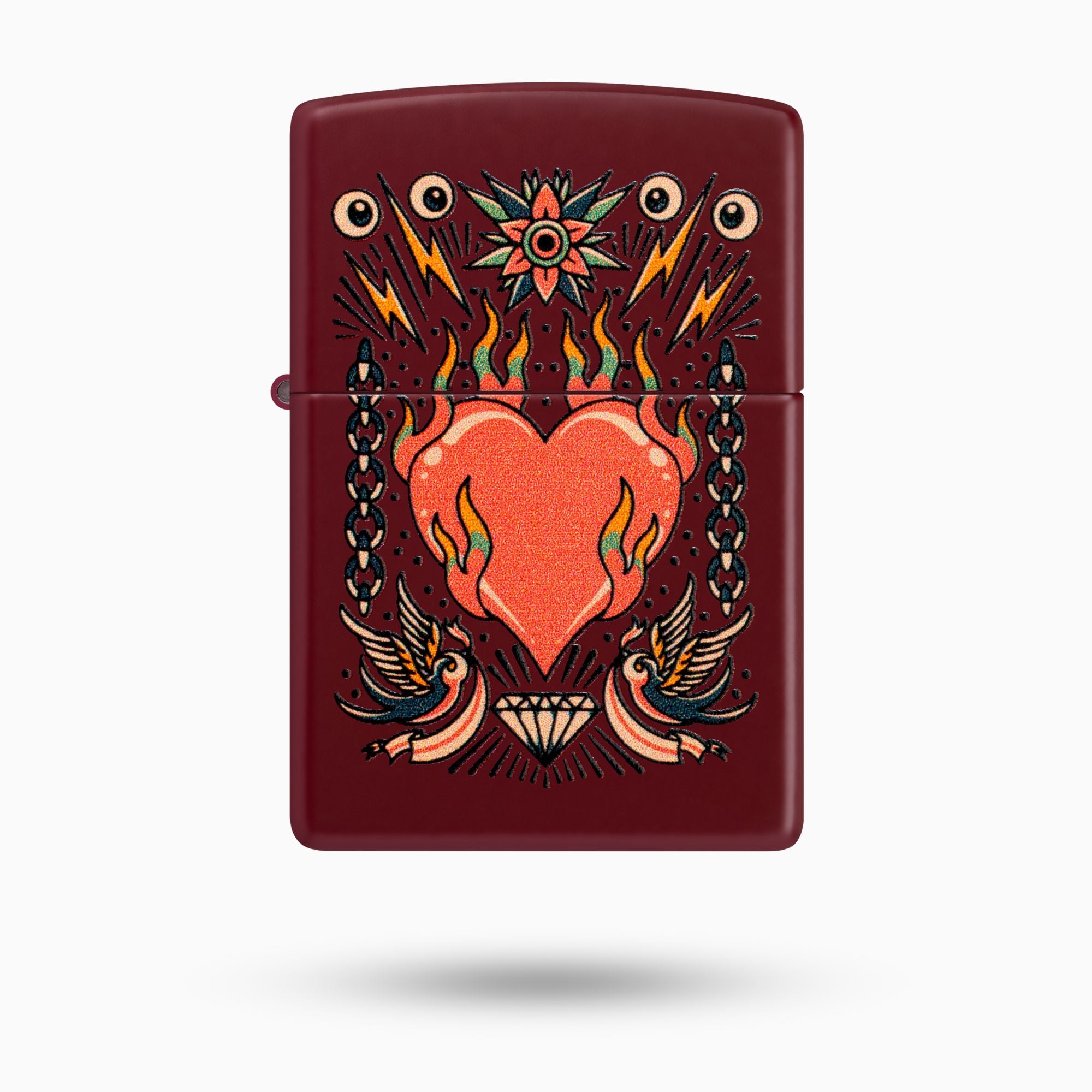 Zippo Tattoo Heart Design WIndproof Lighter