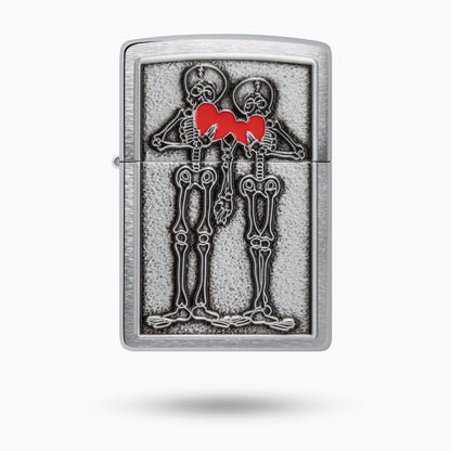 Zippo Couple Love Emblem Windproof Lighter