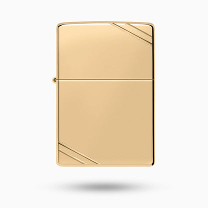 Zippo High Polish Brass Vintage  Windproof Lighter