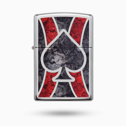 Zippo  Spade High Polish Chrome Windproof Lighter