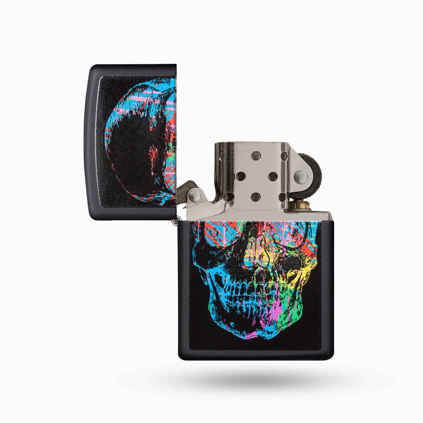 Zippo Colorful Skull Design Windproof Lighter