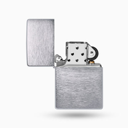 Zippo Brushed Chrome Vintage Windproof Lighter