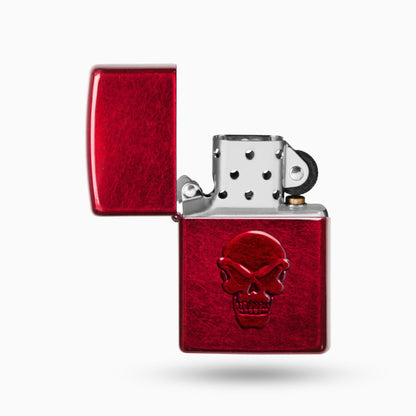 Zippo Doom Red Skull Windproof Lighter