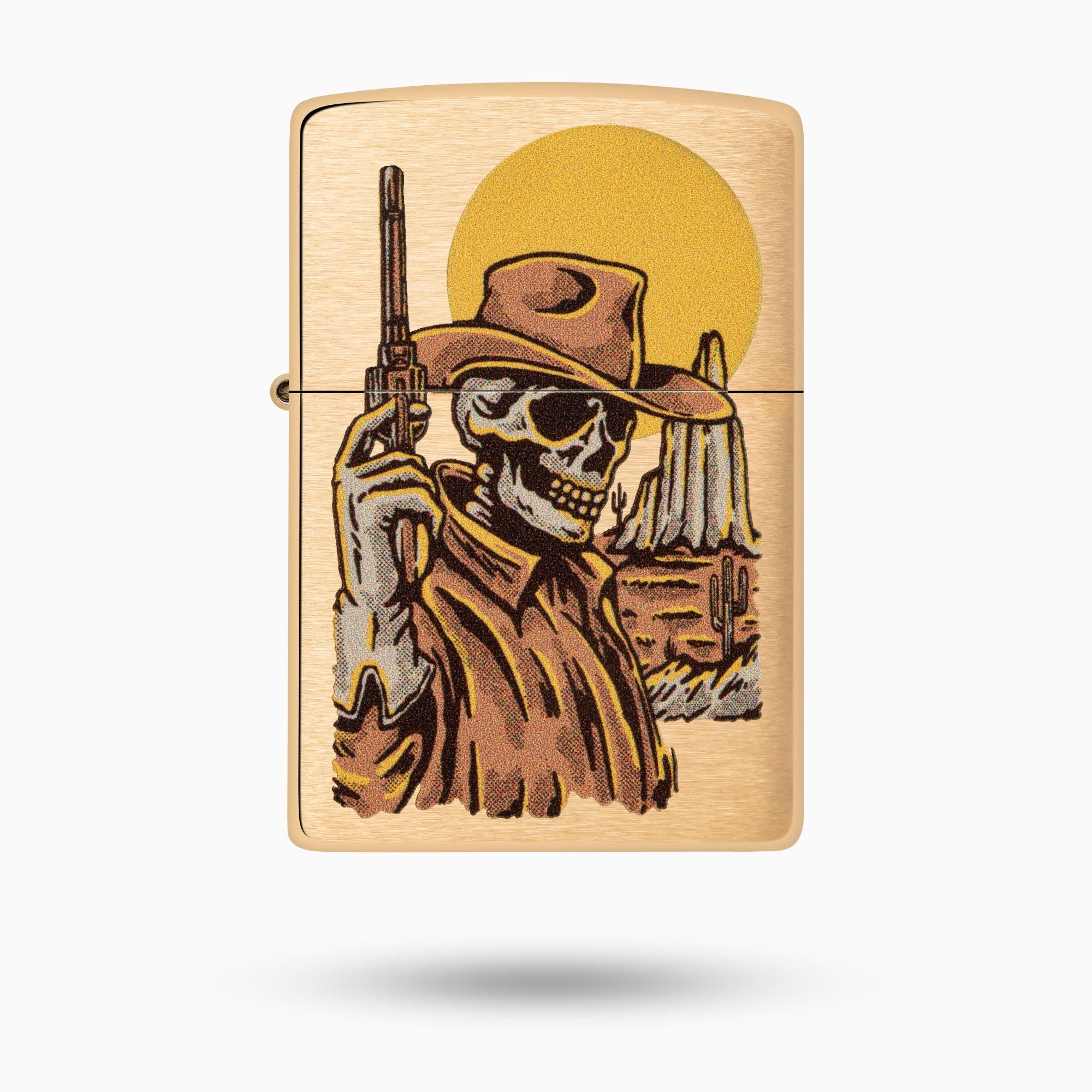 Zippo Wild West Skeleton Design Windproof