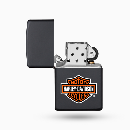 Zippo Harley-Davidson Black Matte  Windproof Lighter