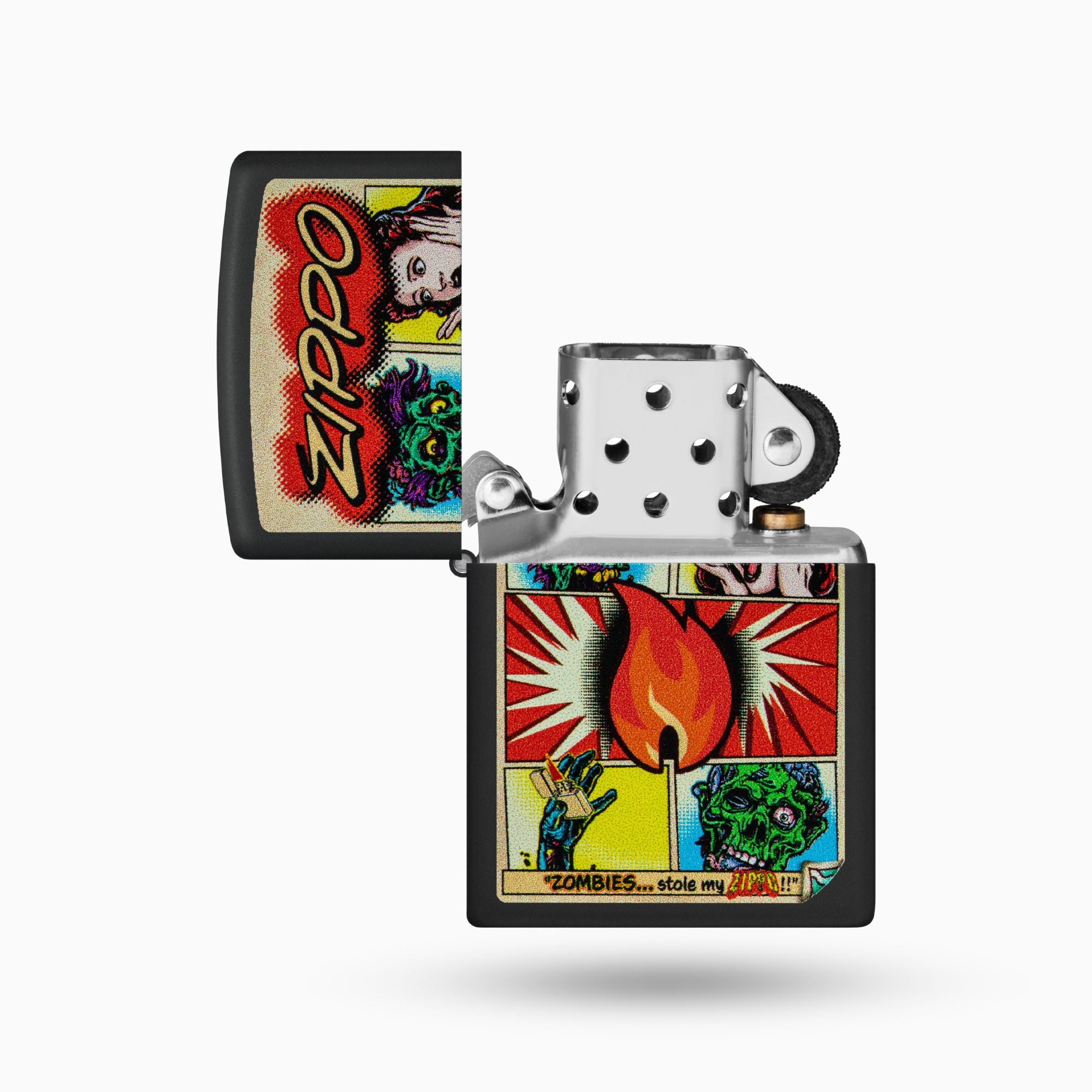 Zippo Comic Zombies Design WIndproof Lighter