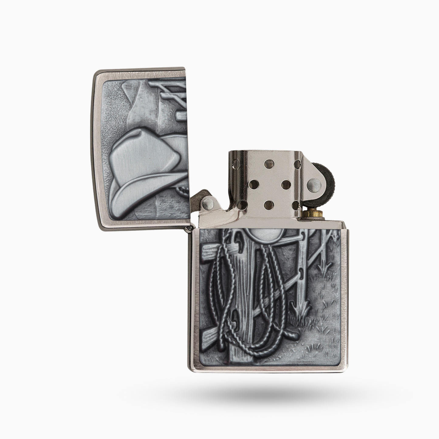 Zippo Resting Cowboy Design Windproof Lighter