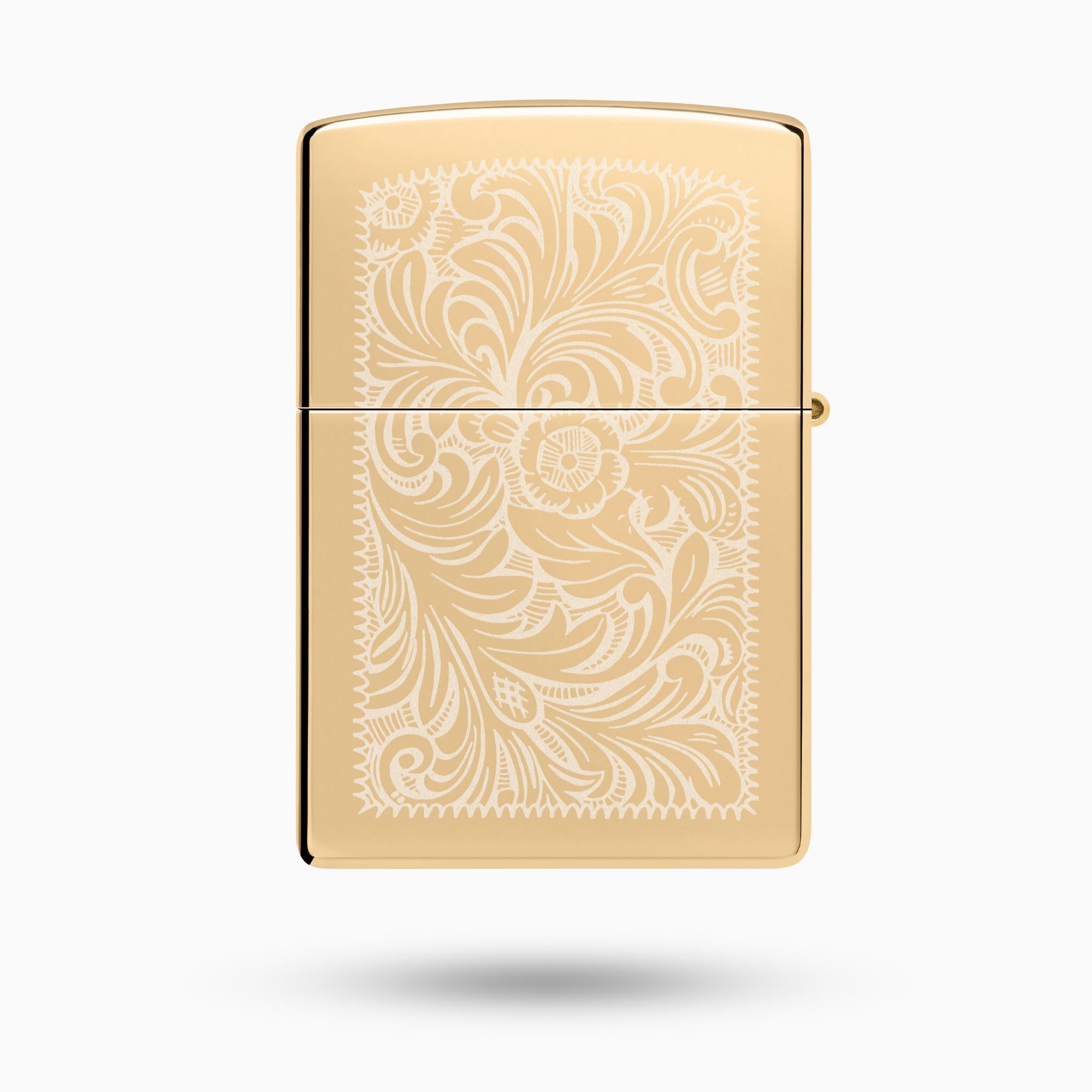 Zippo Venetian High Polish Brass Lustre Windproof Lighter