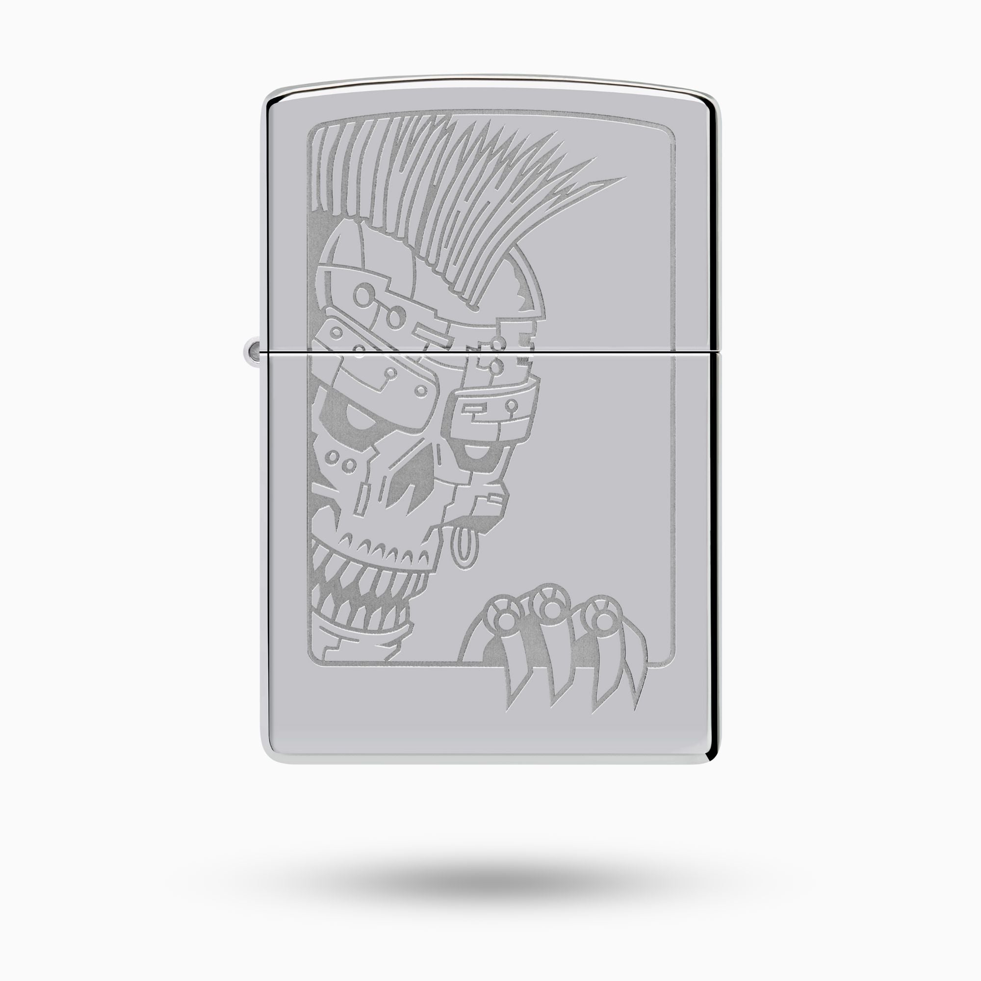 Zippo Mohawk Skull Design Windproof Lighter