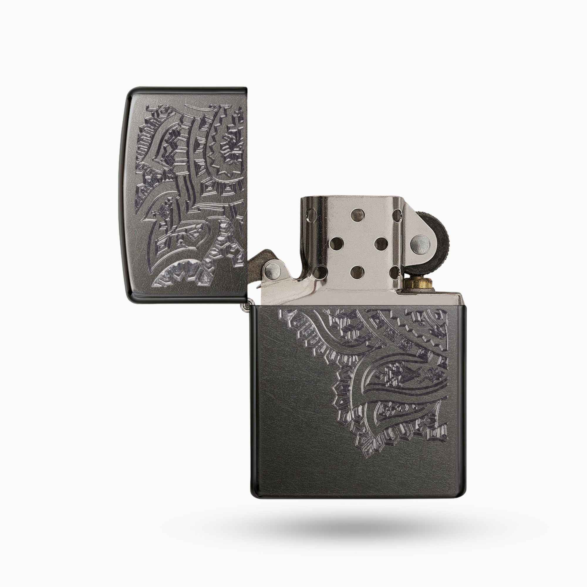 Zippo Iced Paisley Design  Windproof Lighter