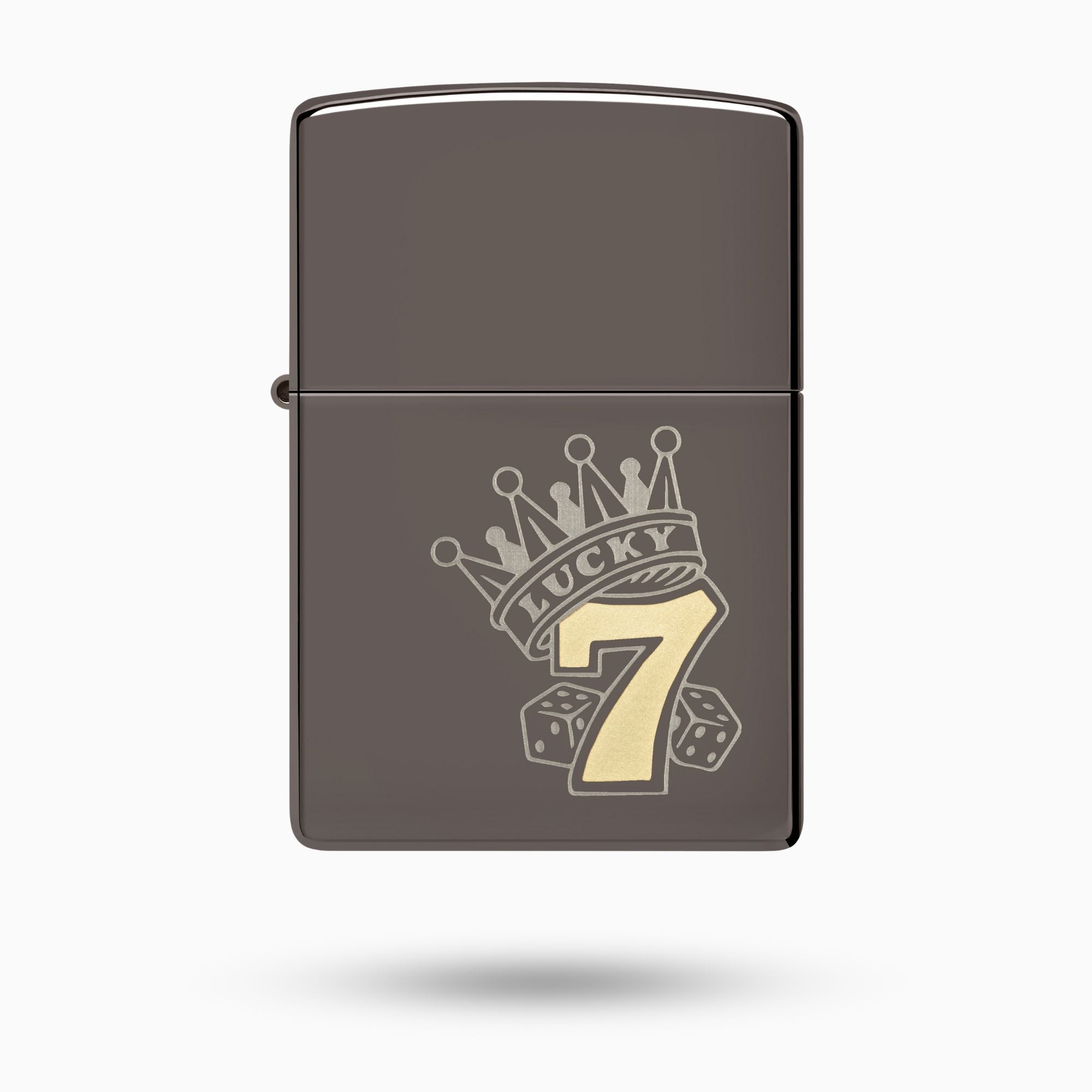 Zippo Lucky 7 Black Ice Windproof Lighter