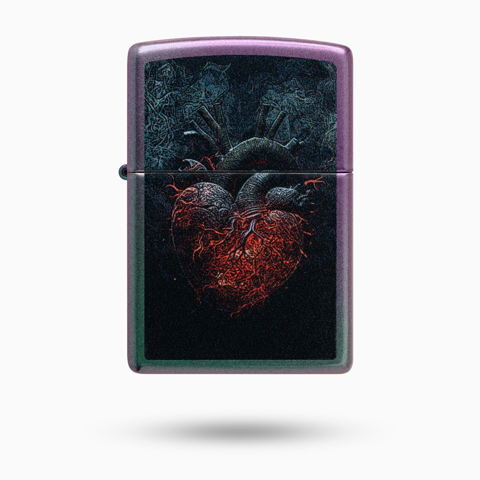 Zippo Dark Heart Design Windproof Lighter