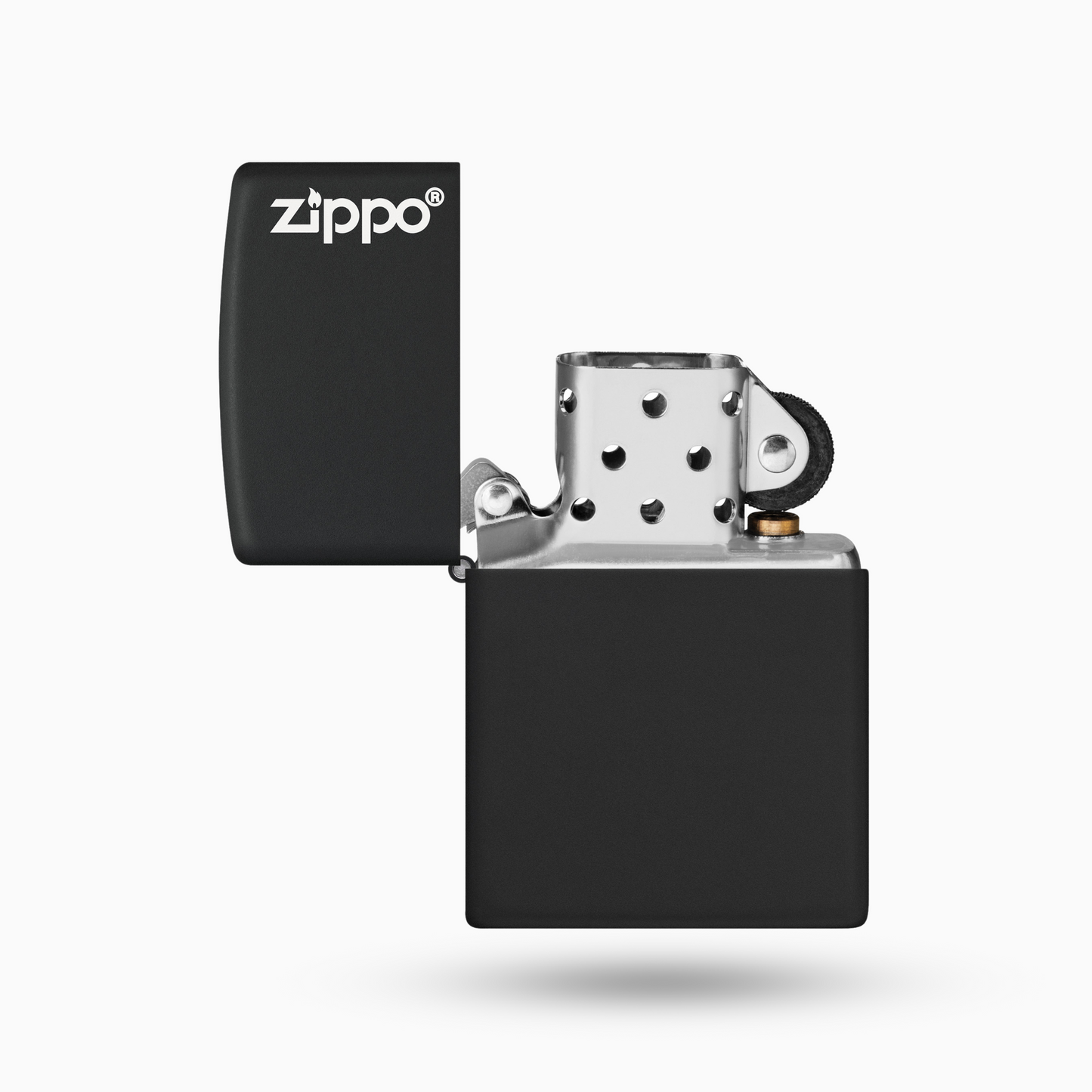 Zippo Classic Black Matte with Zippo Logo