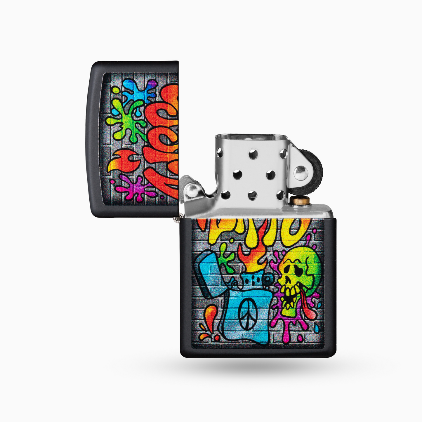 Zippo Street Art Design Windproof Lighter