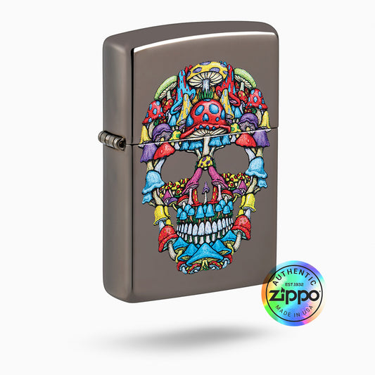 Zippo Mushroom Skull Windproof Lighter