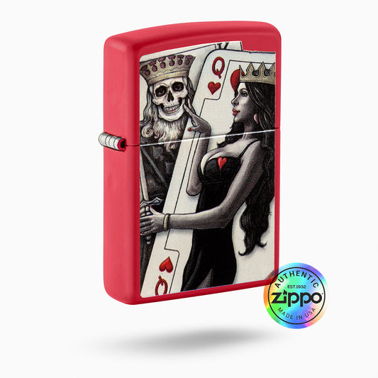 Zippo Skull King Queen Beauty  Windproof Lighter