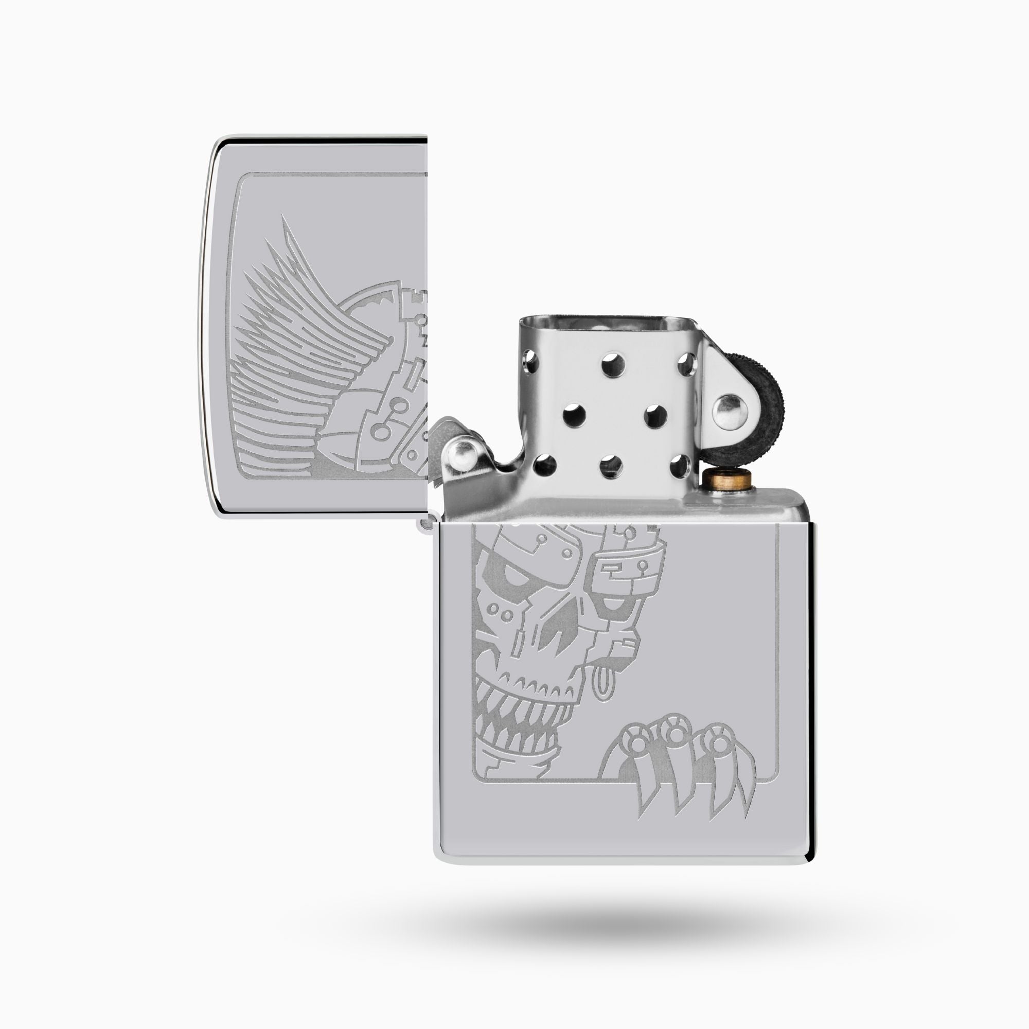 Zippo Mohawk Skull Design Windproof Lighter