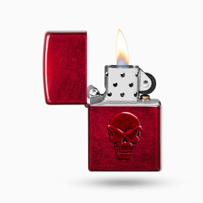 Zippo Doom Red Skull Windproof Lighter