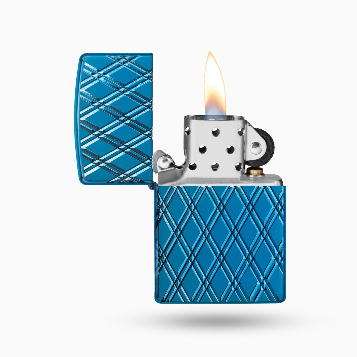 Zippo Armor High Polish Blue Diamonds