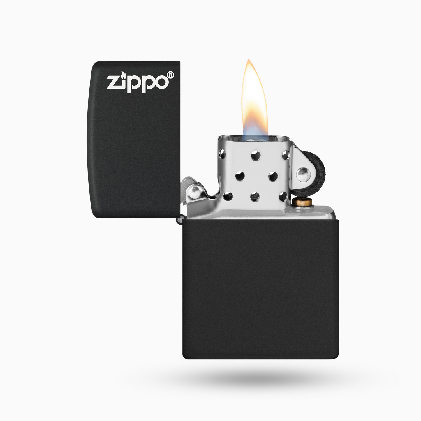 Zippo Classic Black Matte with Zippo Logo