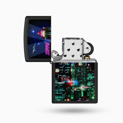 Zippo Cyber City Design WIndproof Lighter