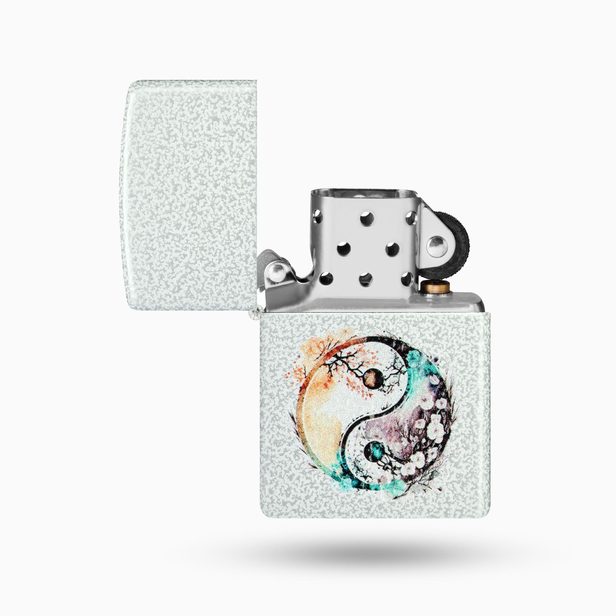 Zippo Floral Yin and Yang Design Windproof Lighter