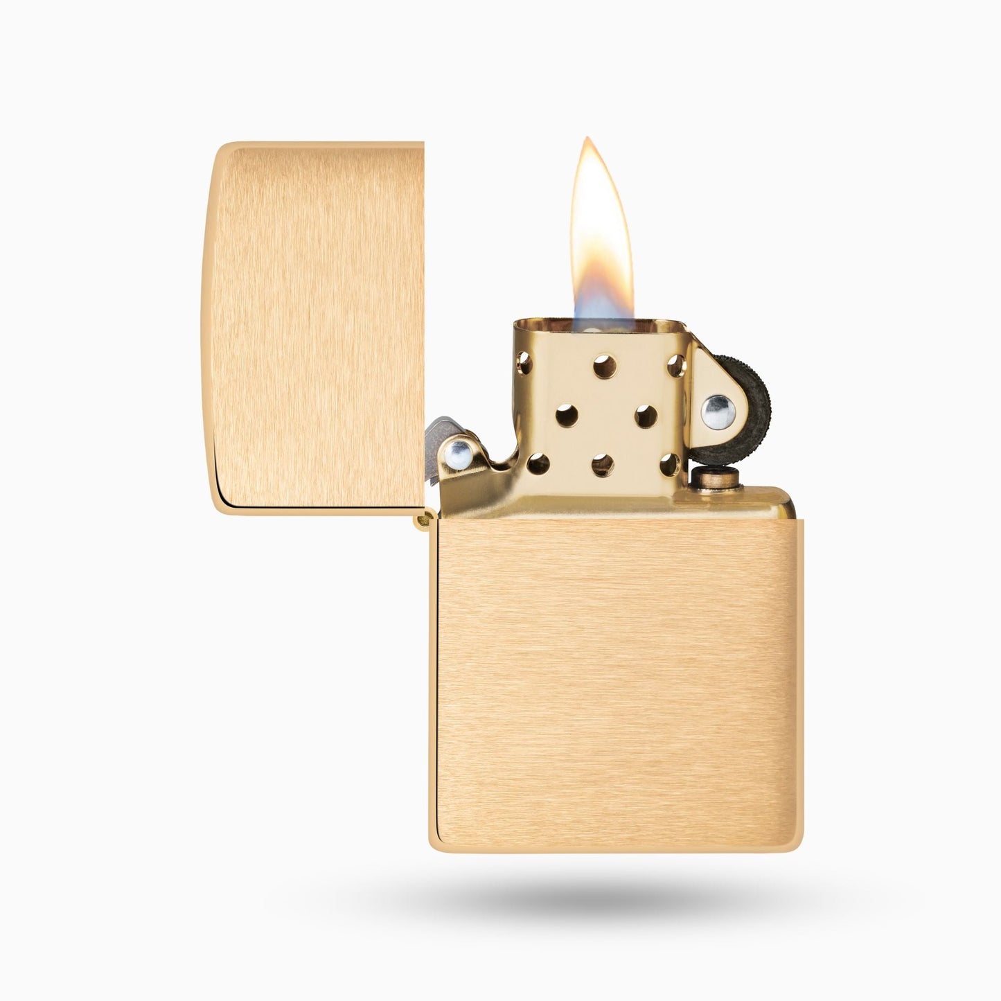 Zippo Classic Brushed Brass Windproof Lighter