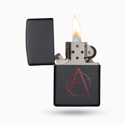 Zippo Anarchy Symbol  Windproof Lighter