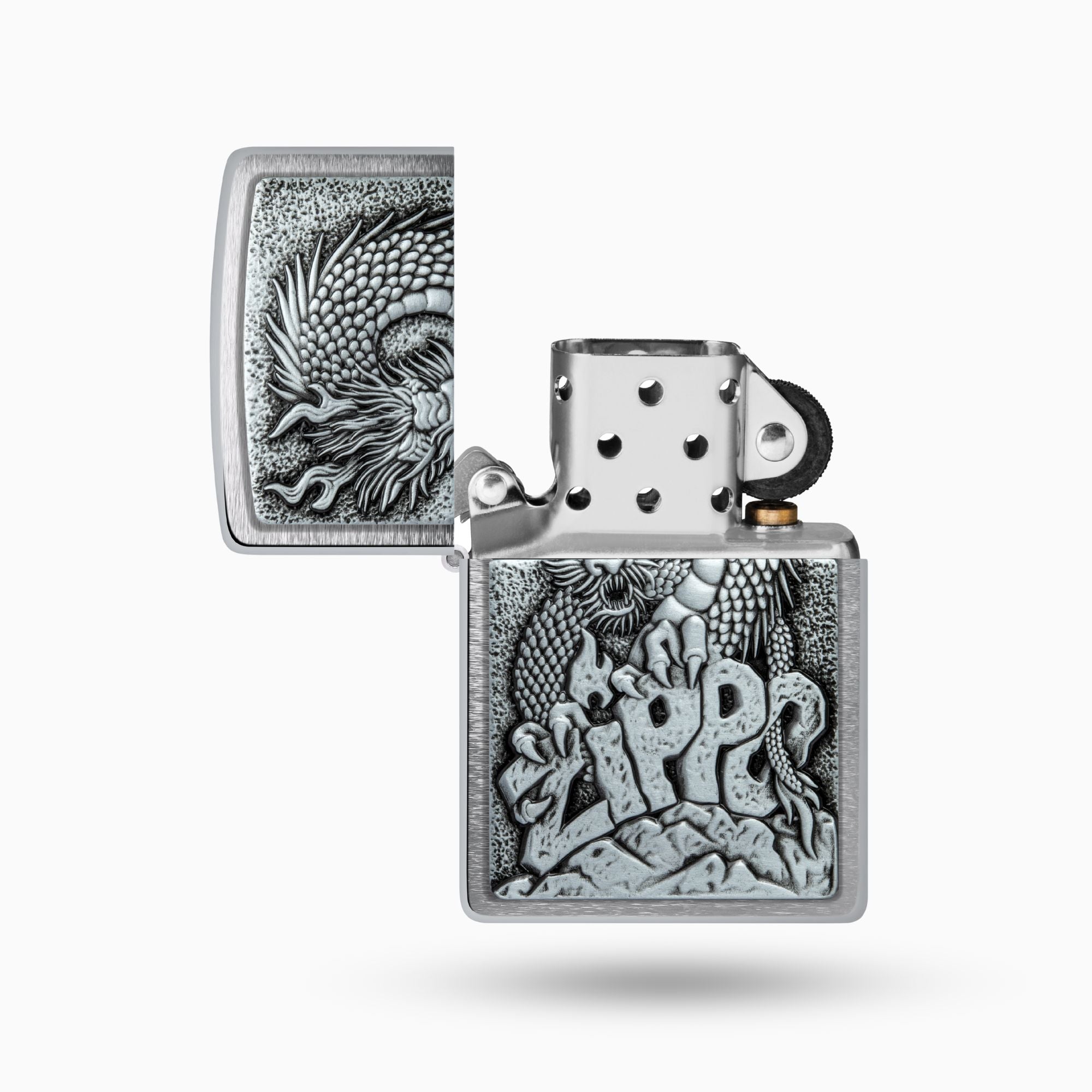 Zippo Dragon Emblem Design Windproof Lighter